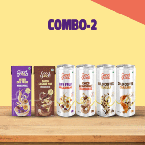 <p>Mixed Dry Fruit Milk Shake, Choco Cashew Nut Milk Shake, Dry Fruit Milk Shake 180ML, Cold Coffee Vanilla 180ML and Cold Coffee Caramel 180ML</p>